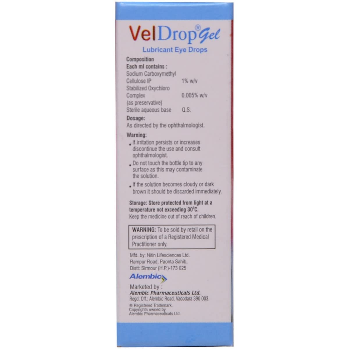 Veldrop - Bottle of 10 ml Gel Drop