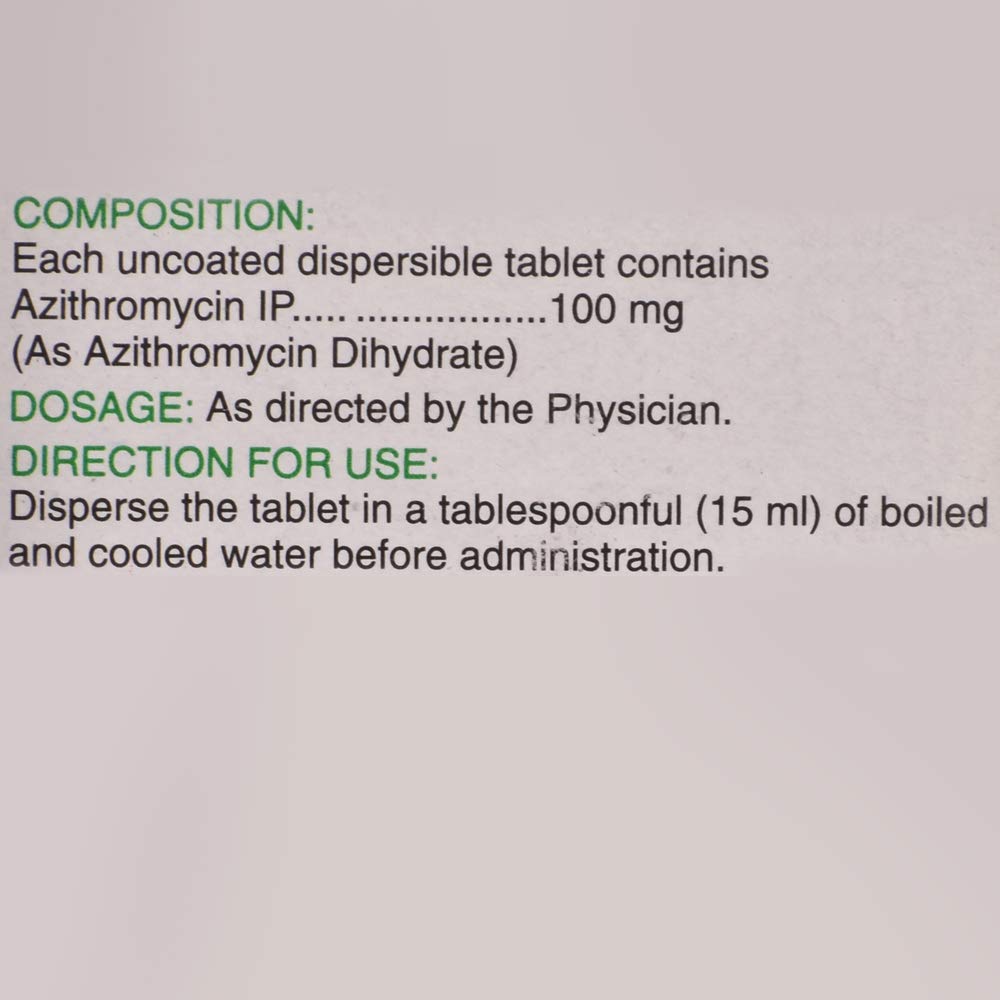 Zathrin-100 DT - Strip of 3 Tablets