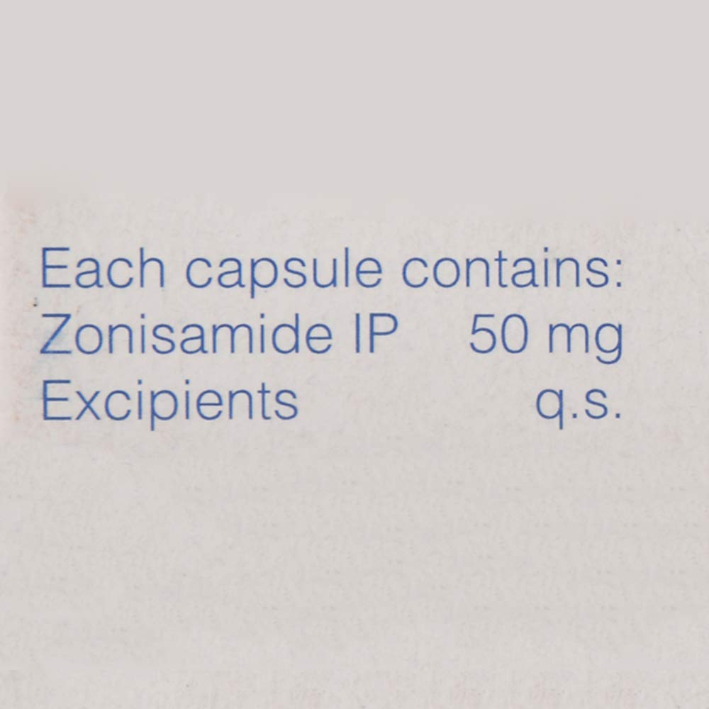 Zonisep 50 - Strip of 10 Capsules