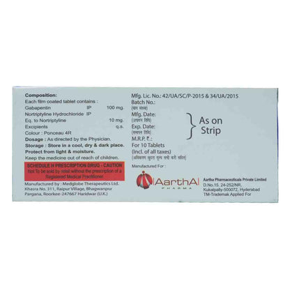 Axongen NT 100/10 - Strip of 10 Tablets