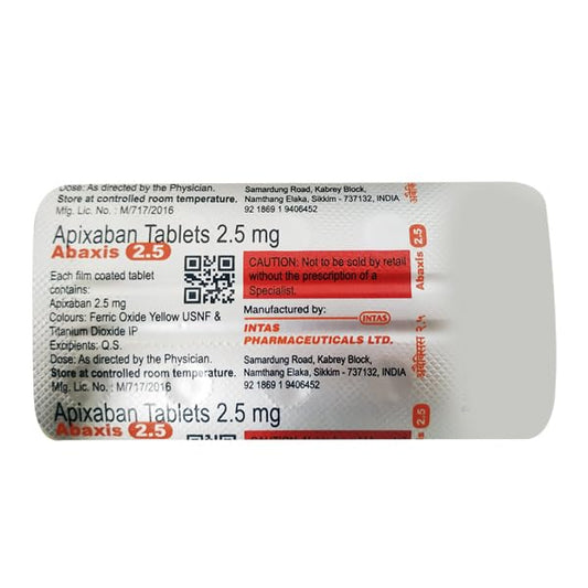 Abaxis 2.5 - Strip of 10 Tablets