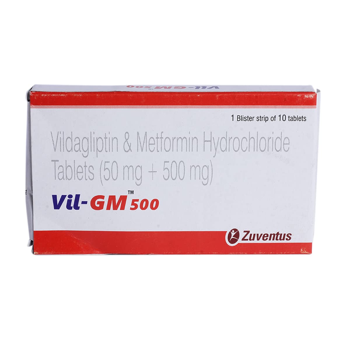 Vil-Gm 500/50MG - Strip of 10 Tablets