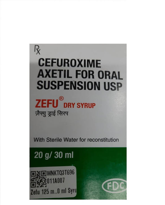 Zefu 125 mg - Bottle of 30 ml Syrup