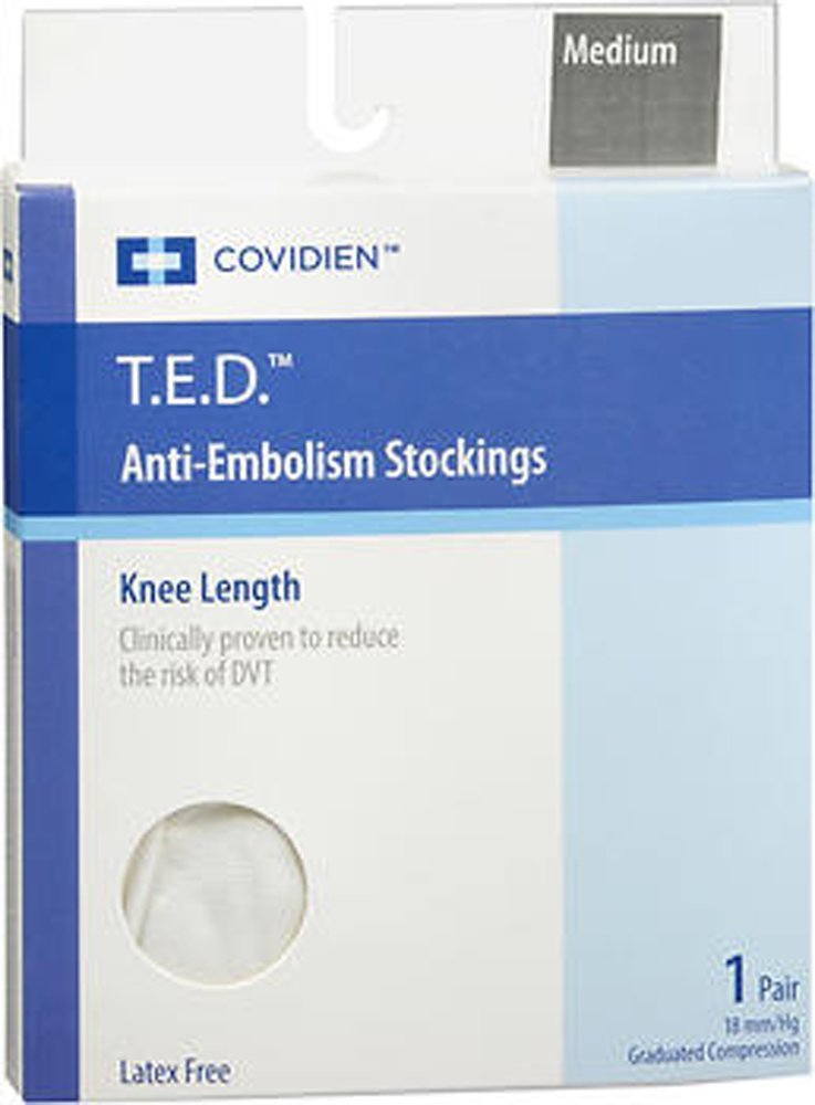 T.E.D Anti-Embolism Knee Length Stockings (Medium) -1 Pair