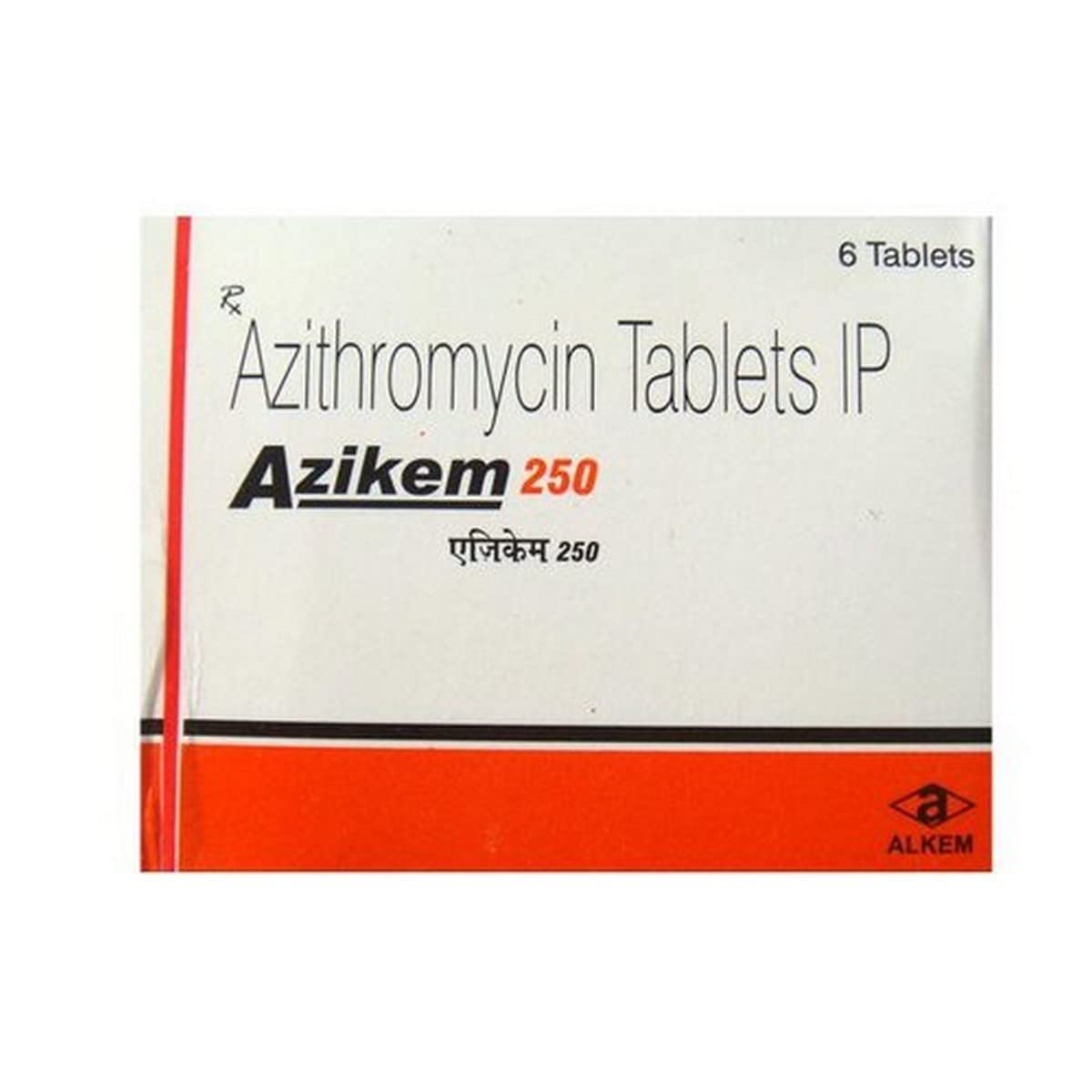 Azikem 250mg - Strip of 6 Tablets