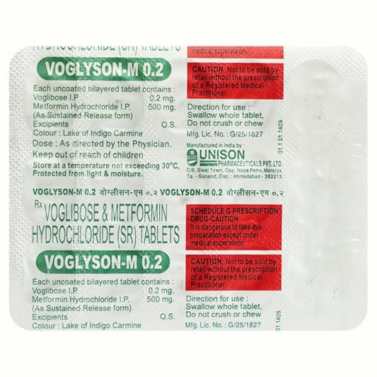 Voglyson M 0.2 - Strip of 15 Tablets