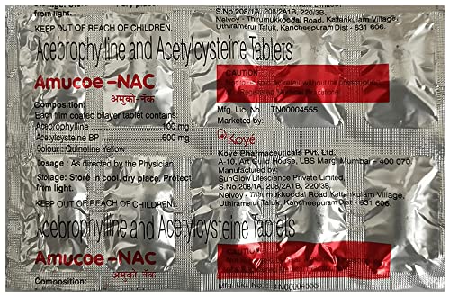 Amucoe Nac - Strip of 10 Tablets