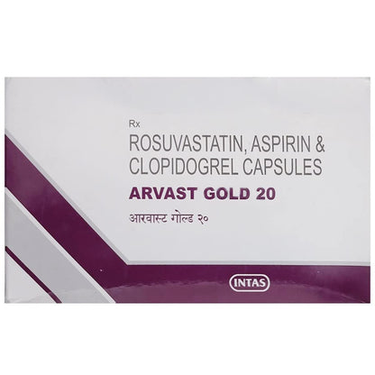 ARVAST GOLD 20MG - Strip of 10 Capsules