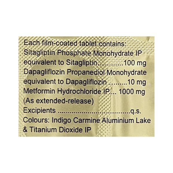 Sitanorm-DM 1000 - Strip of 15 Tablets