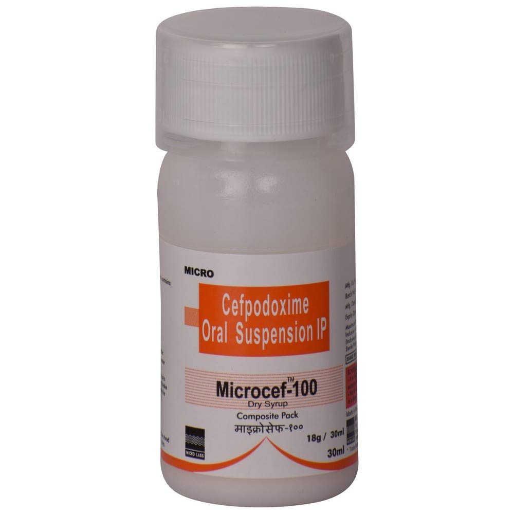 Microcef 100mg - Bottle of 30 ml Suspension