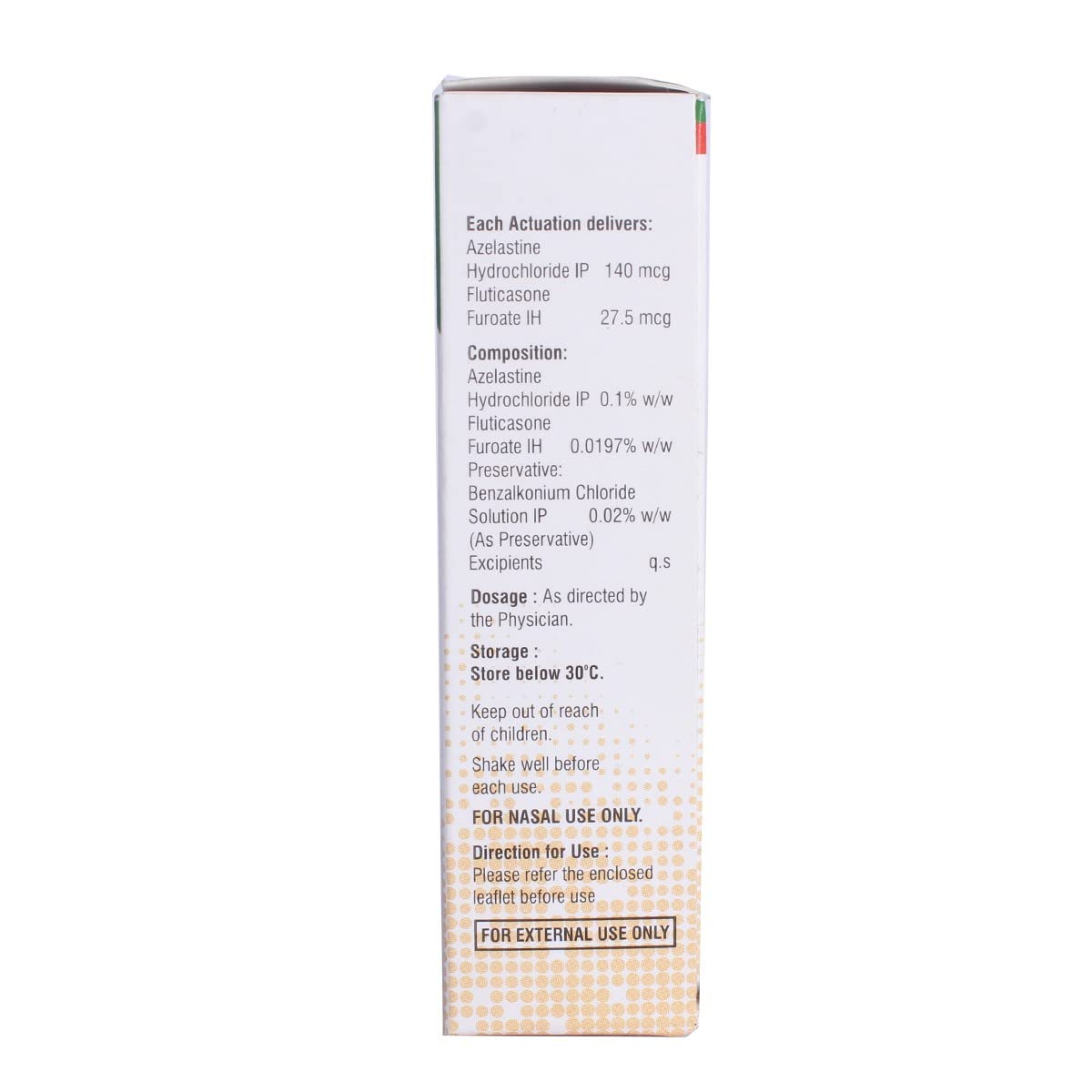 Azeflo FT 9.8Gm Nasal Spray - Bottle of 70 Metered Doses