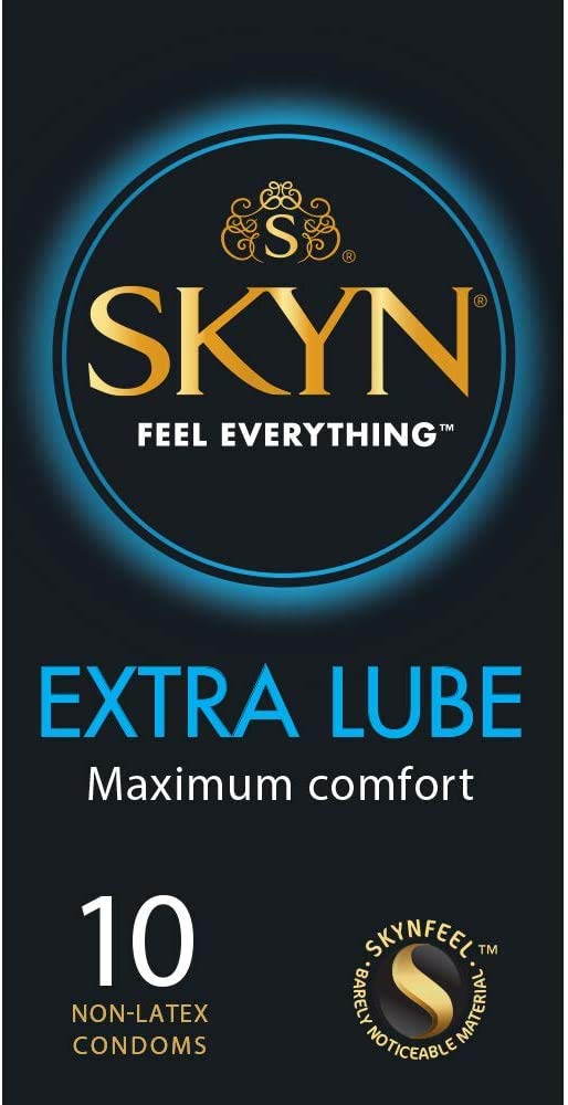 Skyn Extra Lubricated condoms for men- 30 count|Feel Everything|Latex Free