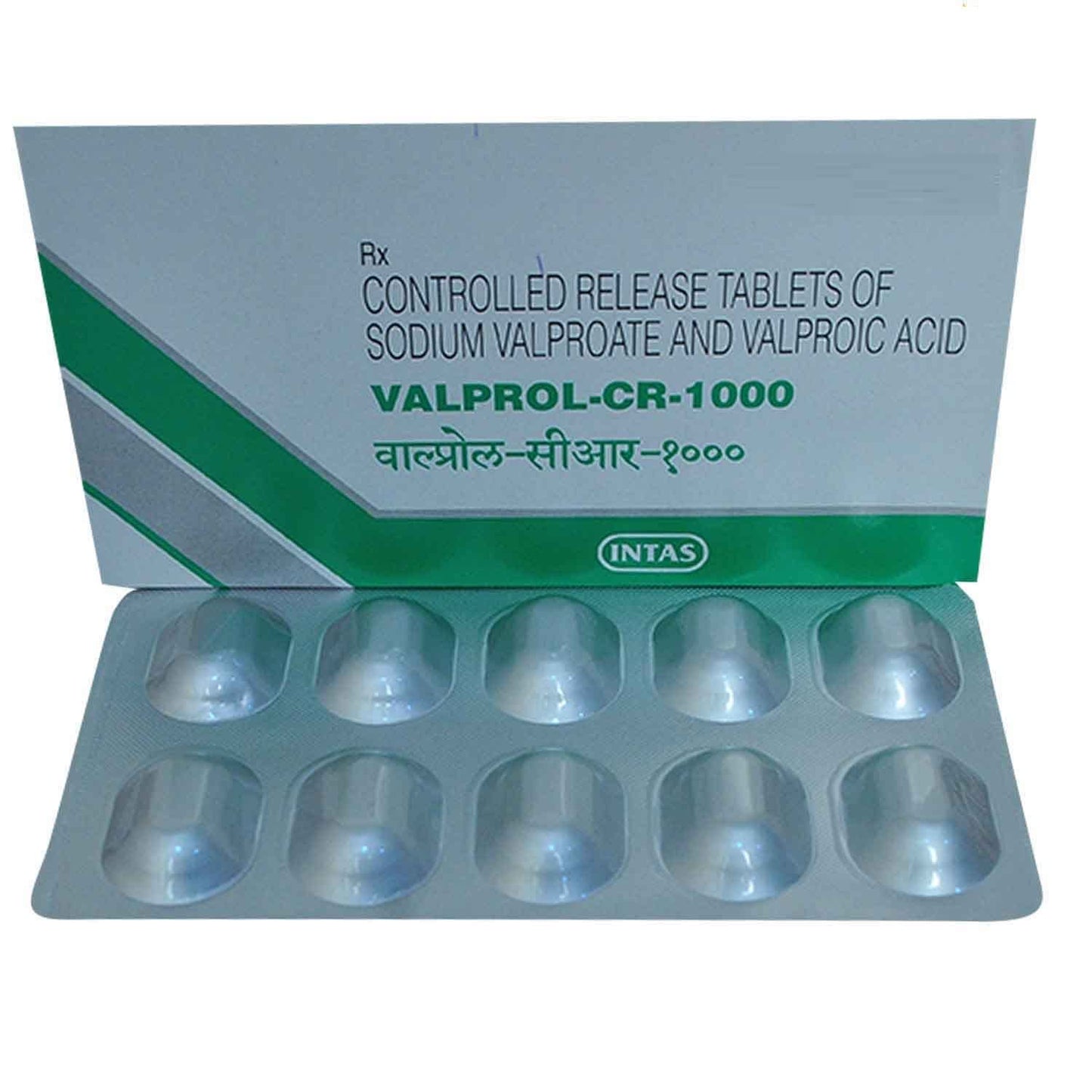 Valprol-Cr 1000MG - Strip of 10 Tablets