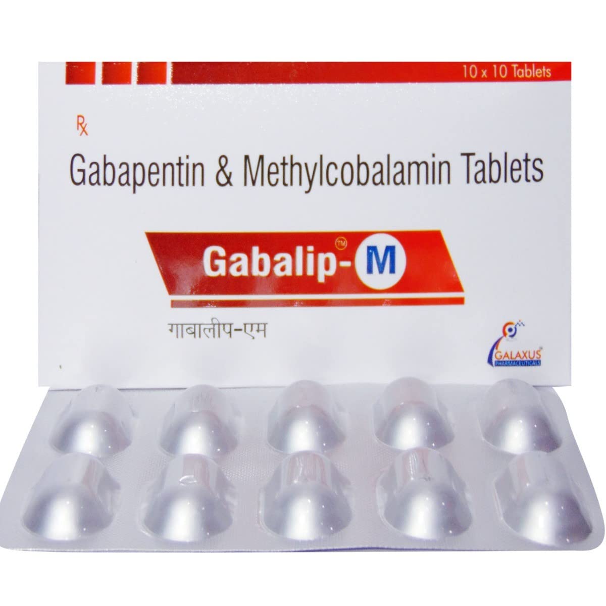 Gabalip M 300 mg/500 mcg - Strip of 10 Tablets