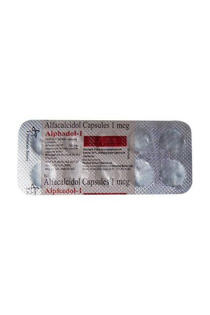 Alphadol 1 - Strip of 10 Capsules