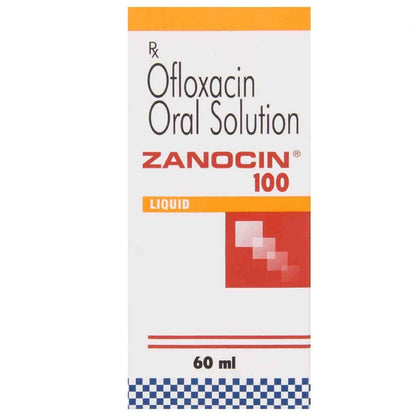 Zanocin 100MG Liquid - Bottle of 50 ml Solution