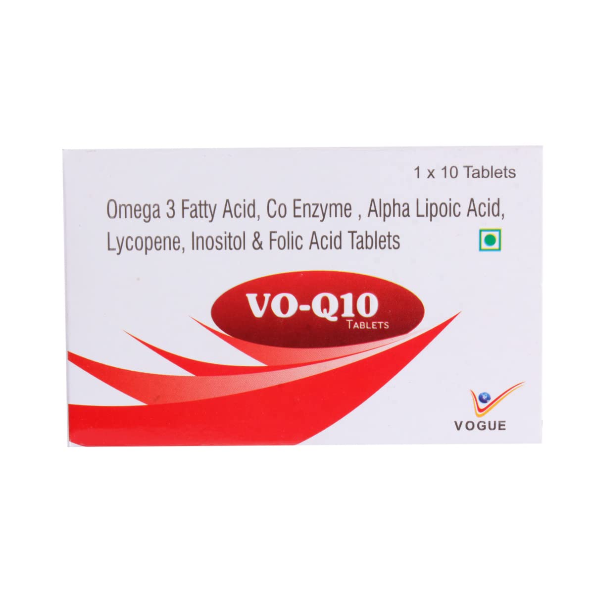 VO - Q 10 - Strip of 10 Tablets