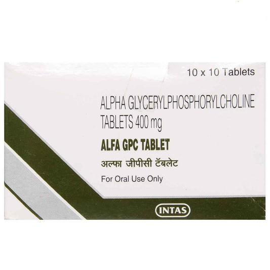 Alfa GPC - Strip of 10 Tablets