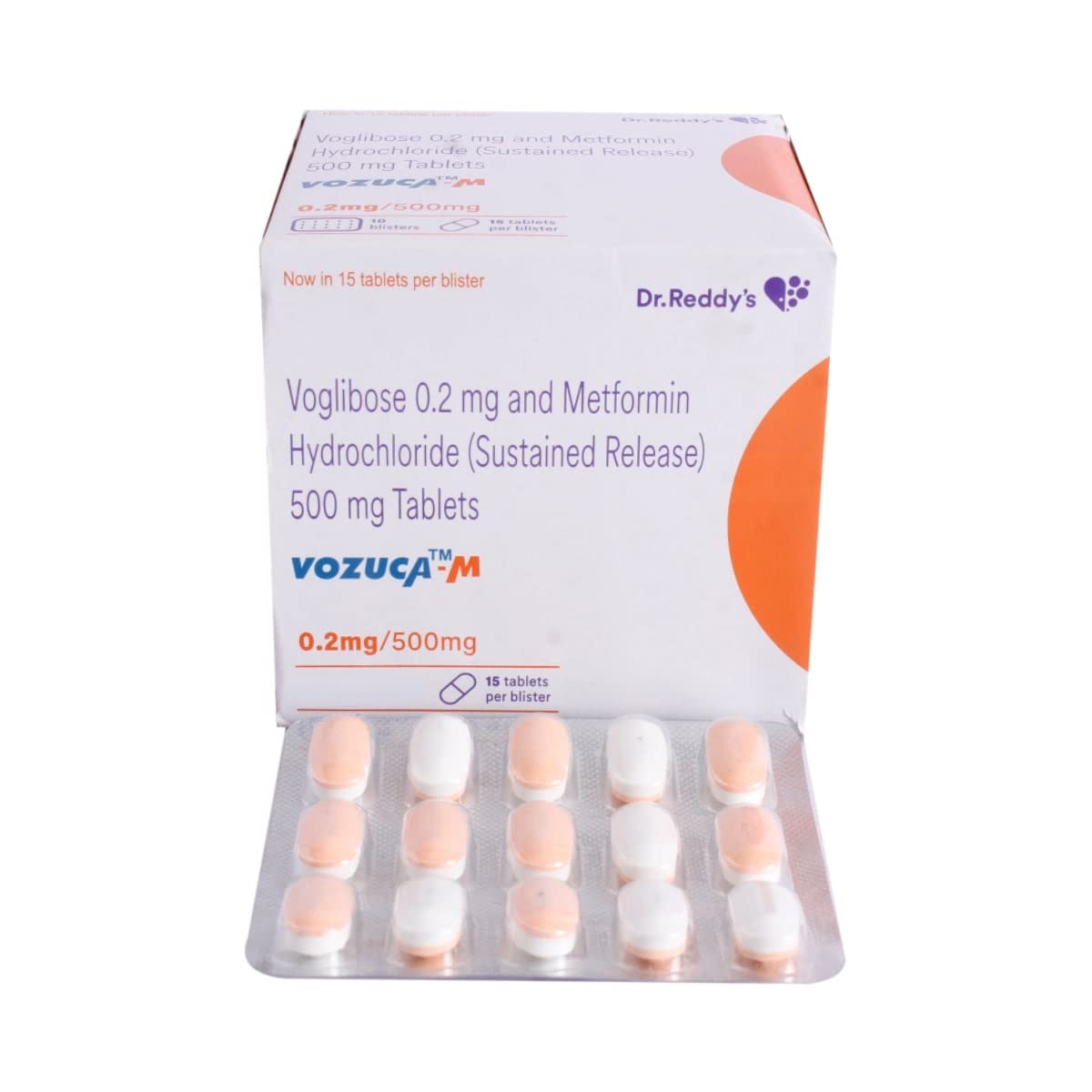 Vozuca M 0.2mg/500mg - Strip of 15 Tablets