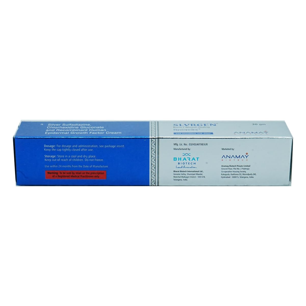 Slvrgen - Tube of 30 gm Cream