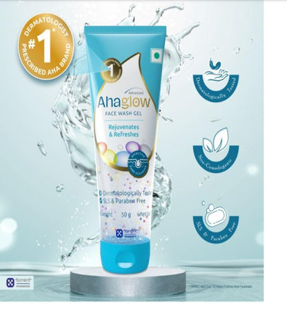 Ahaglow Advanced - Tube of 50g Face Wash Gel