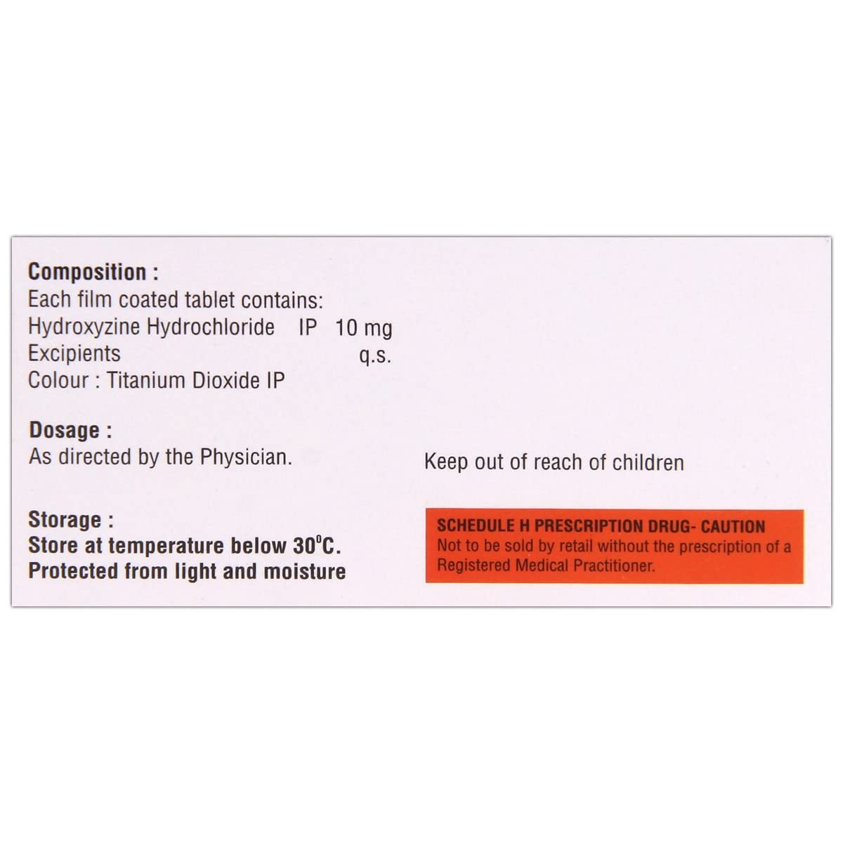 Averzine-10 - Strip of 15 Tablets