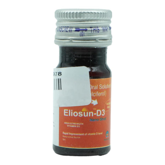 ELIOSUN-D3 NANO SHOT 60K S/F - Bottle of 5 ml Solution