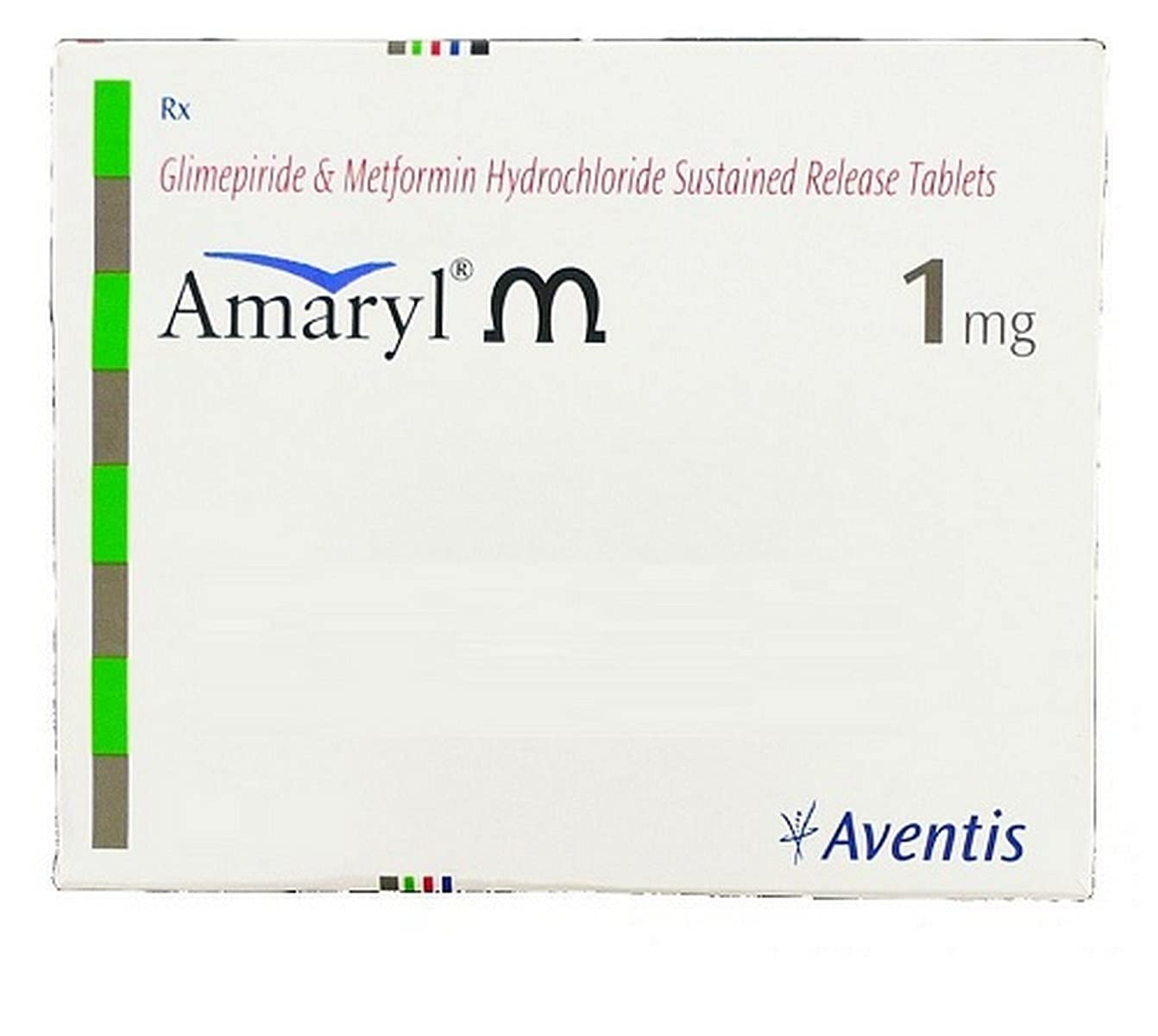 Amaryl M 1mg - Strip of 20 Tablets