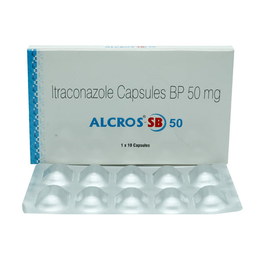 Alcros-SB 50 - Strip of 10 Capsules