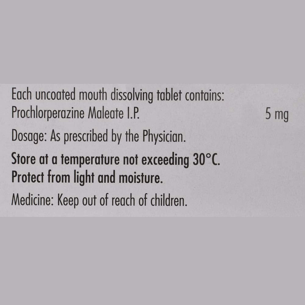 Stemetil MD 5mg - Strip of 15 Tablets