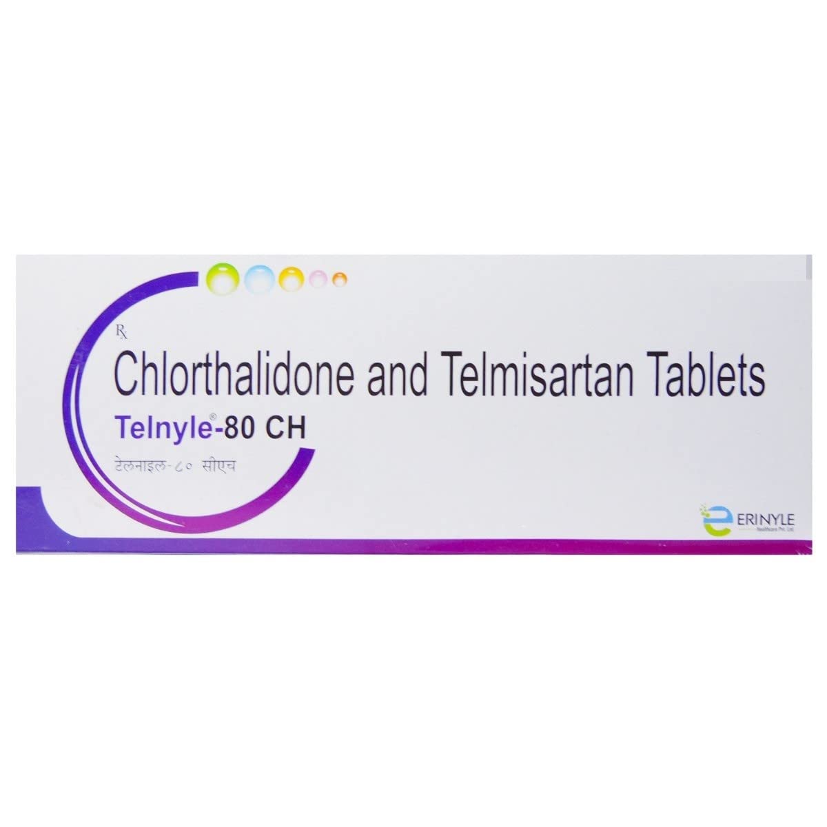 Telnyle Ch 80/12.5MG - Strip of 10 Tablets