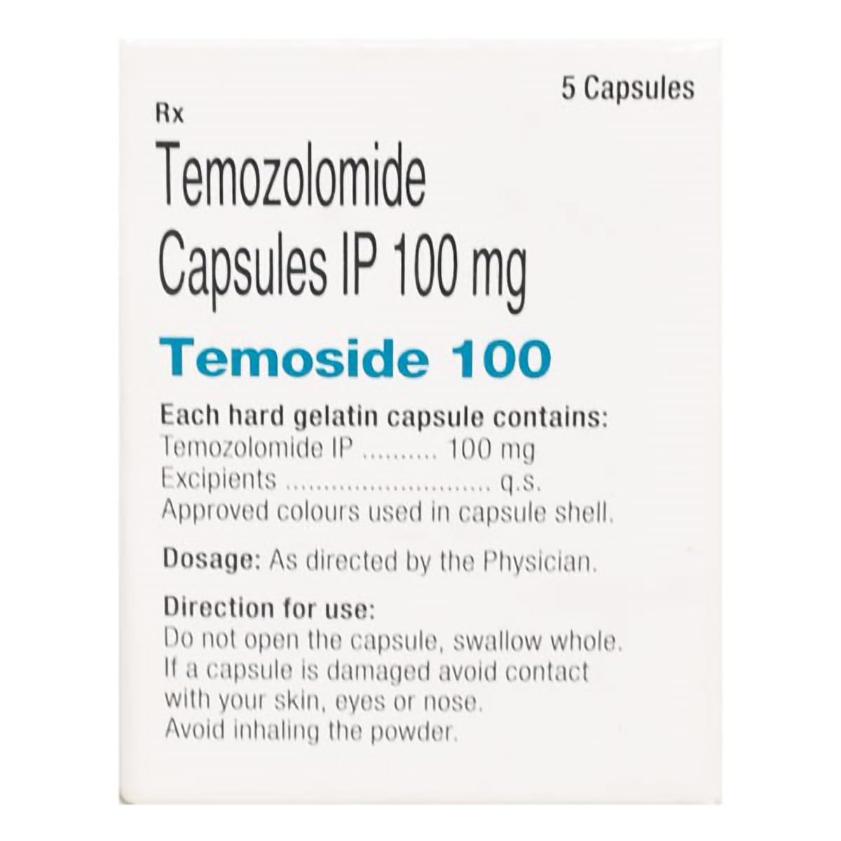 Temoside 100 Capsule 5's