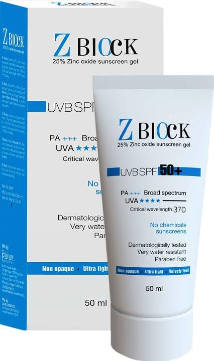 Z-Block Sunscreen Spf 50,Pa+++,50Ml, All