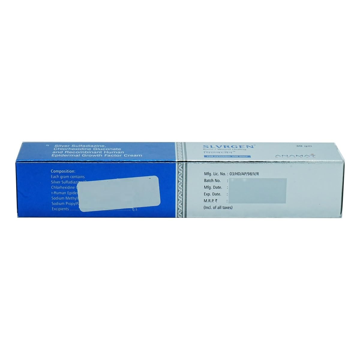 Slvrgen - Tube of 30 gm Cream