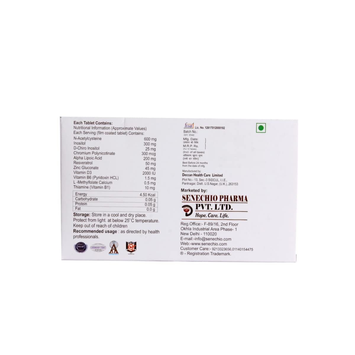 Acnechio-OD - Strip of 10 Tablets