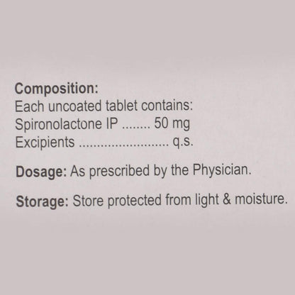 Aldactone 50 - Strip of 15 Tablets