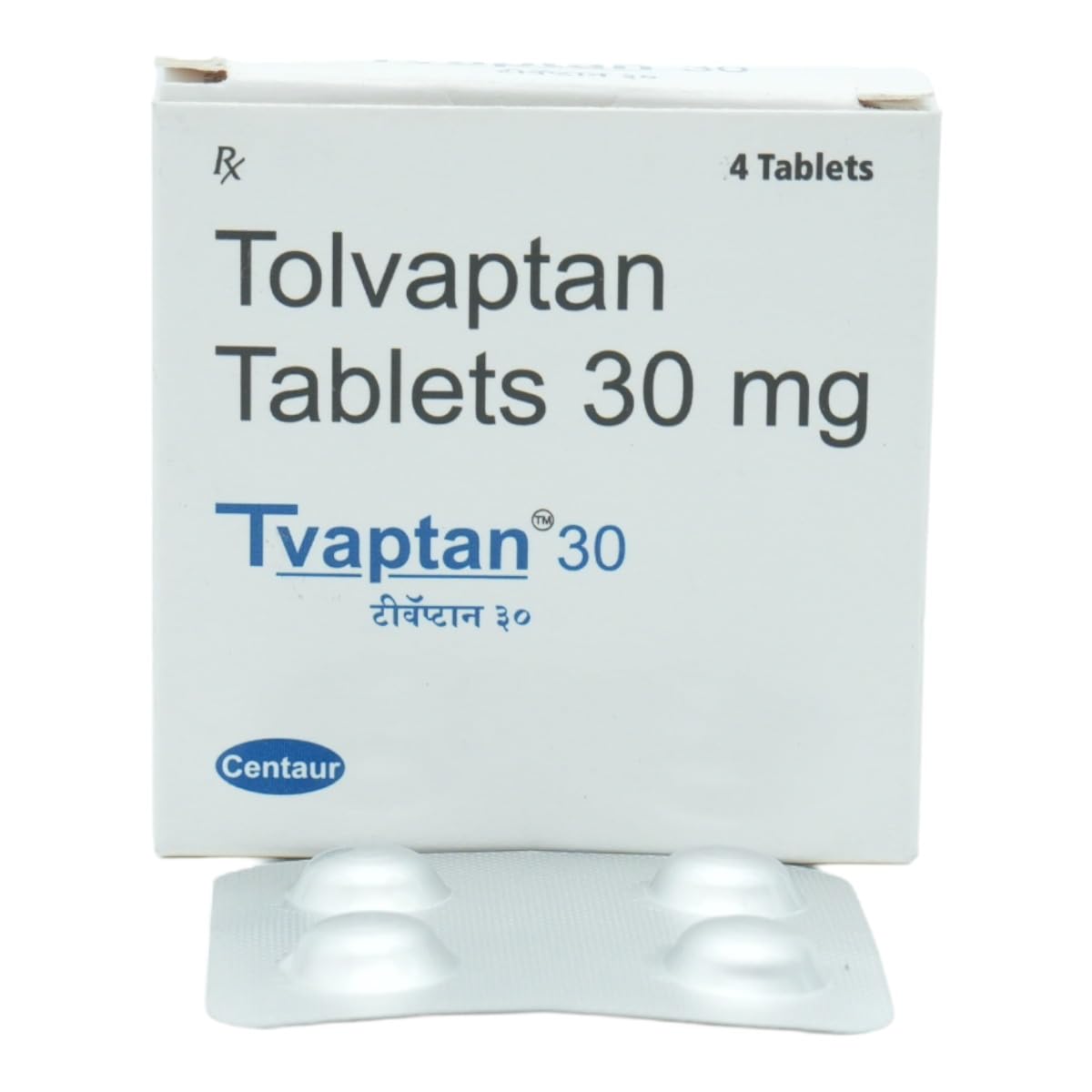 TVAPTAN 30MG - Strip of 4 Tablets