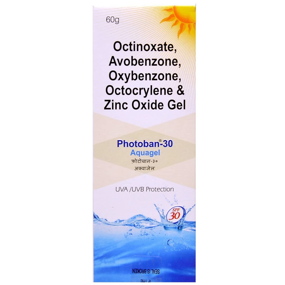 Photoban 30 - Tube of 60 gm Aquagel