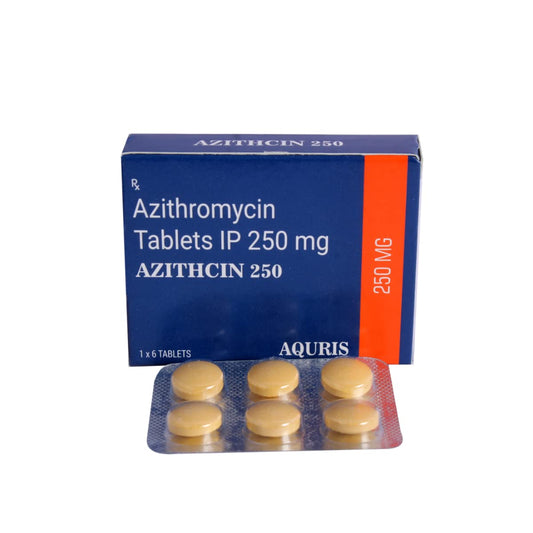 Azithcin 250 - Strip of 6 Tablets