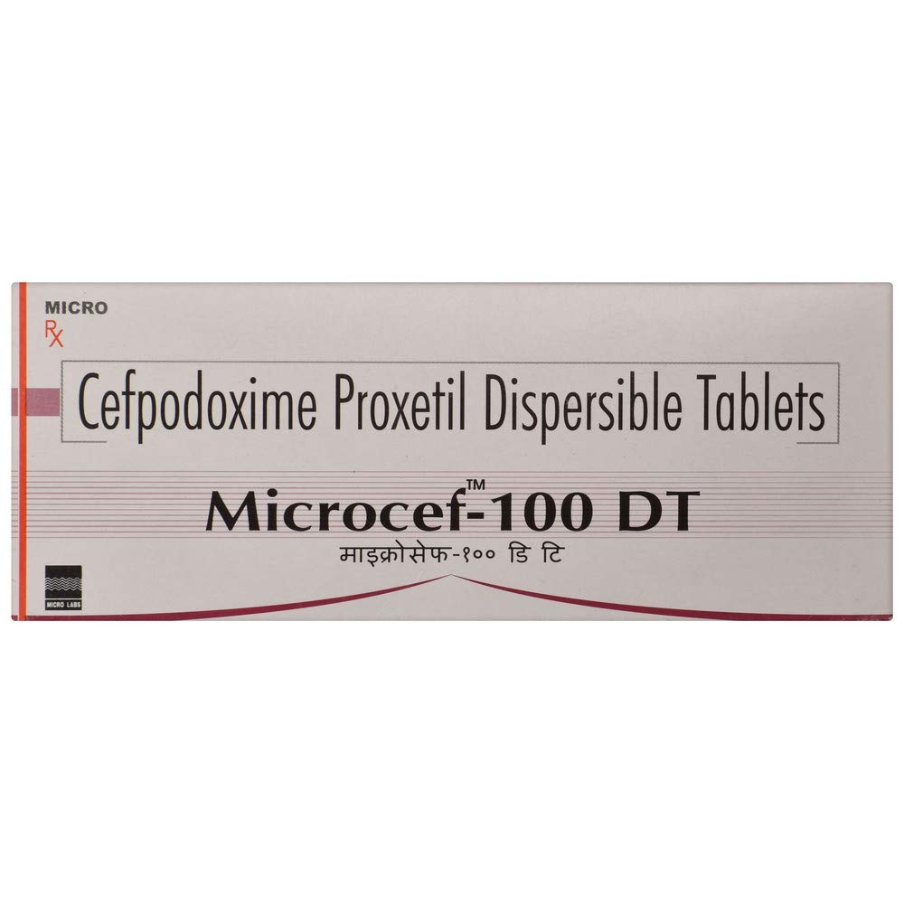 Microcef 100 DT - Strip of 10 Tablets