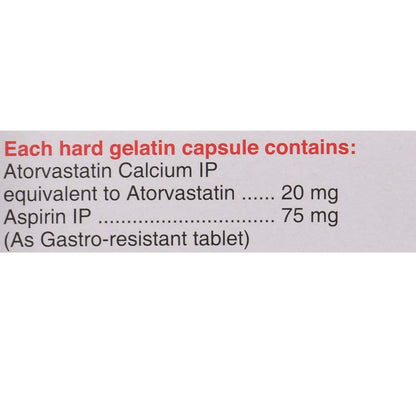 Atorlip ASP-20 - Strip of 10 Capsules