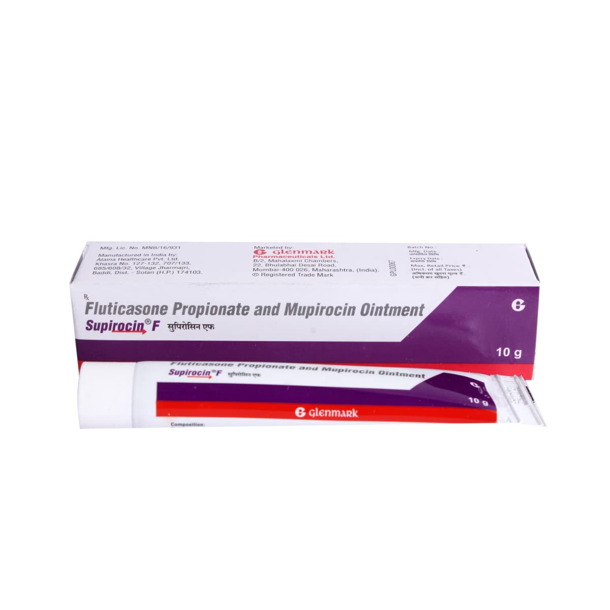 Supirocin F - Tube of 10g Ointment