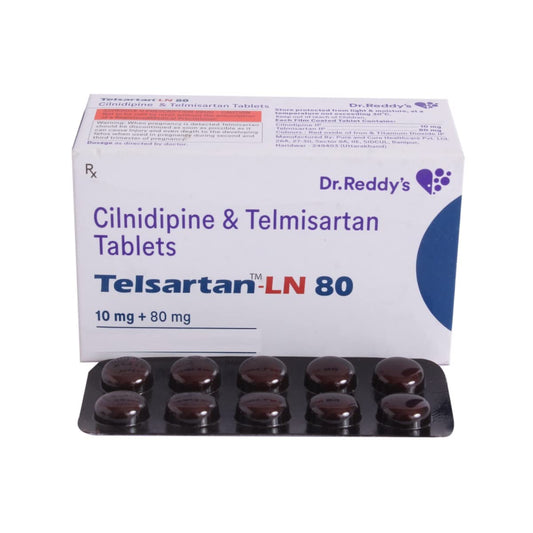 Telsartan-LN 80/10 mg Tablet 10's