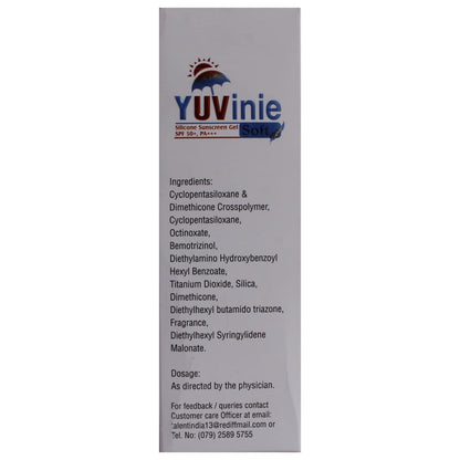 Yuvinie Soft Sunscreen Gel 50 gm