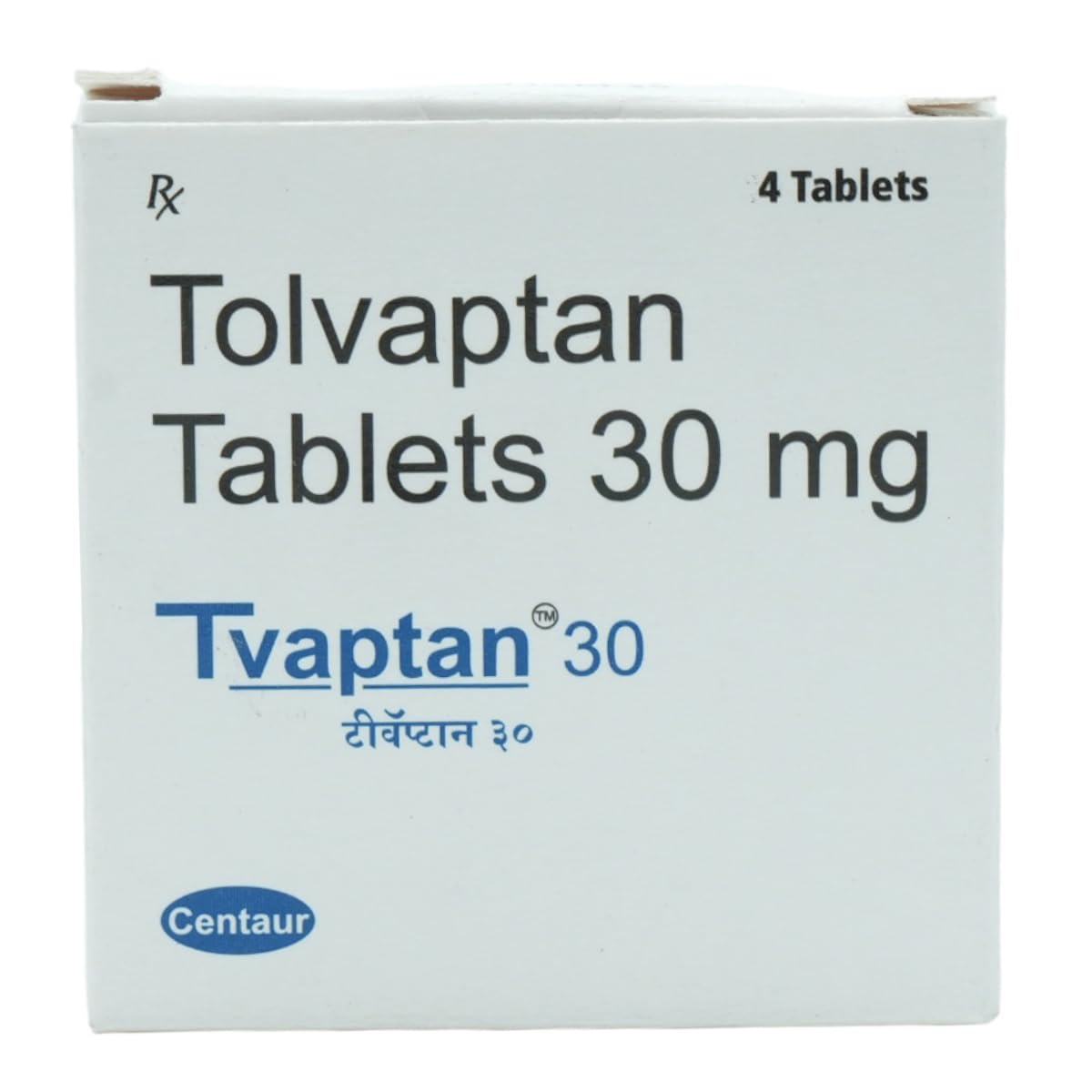 TVAPTAN 30MG - Strip of 4 Tablets