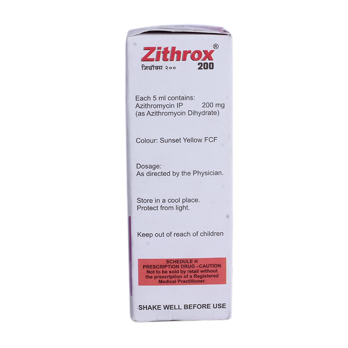 Zithrox 200MG - Bottle of 15 ml Oral Suspension