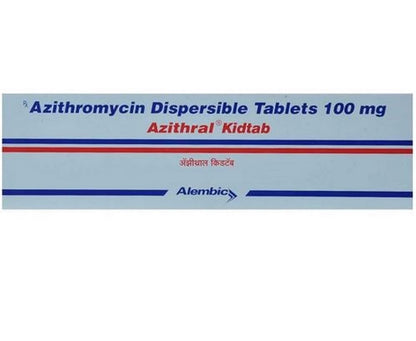 AZITHRAL KID DT - Strip of 5 Tablets