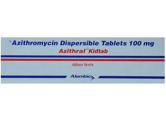 AZITHRAL KID DT - Strip of 5 Tablets