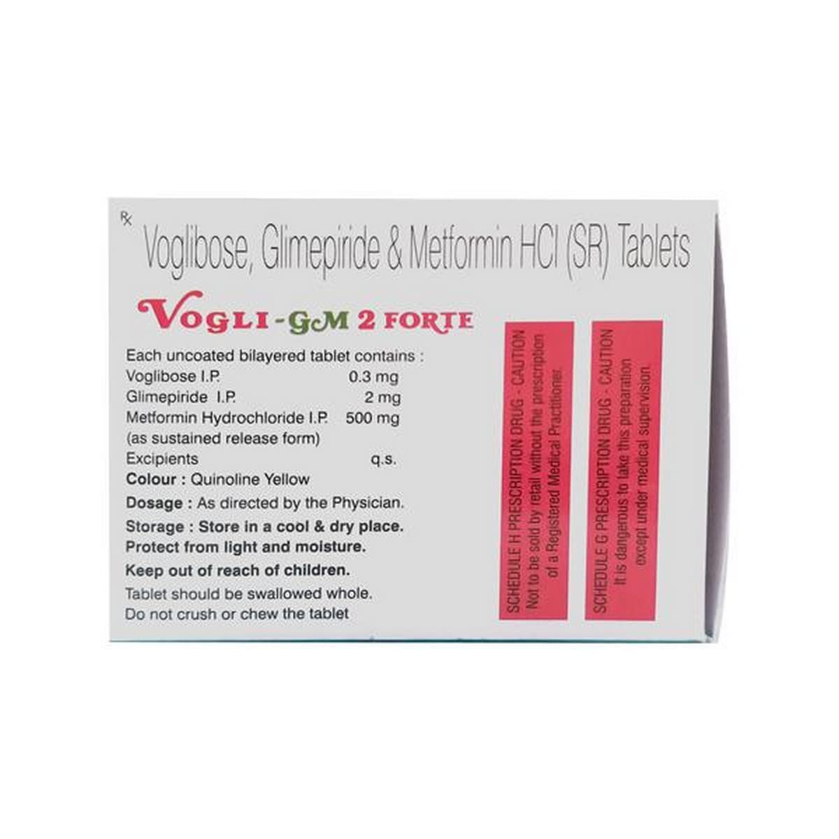 Vogli Gm2 Forte - Strip of 10 Tablets