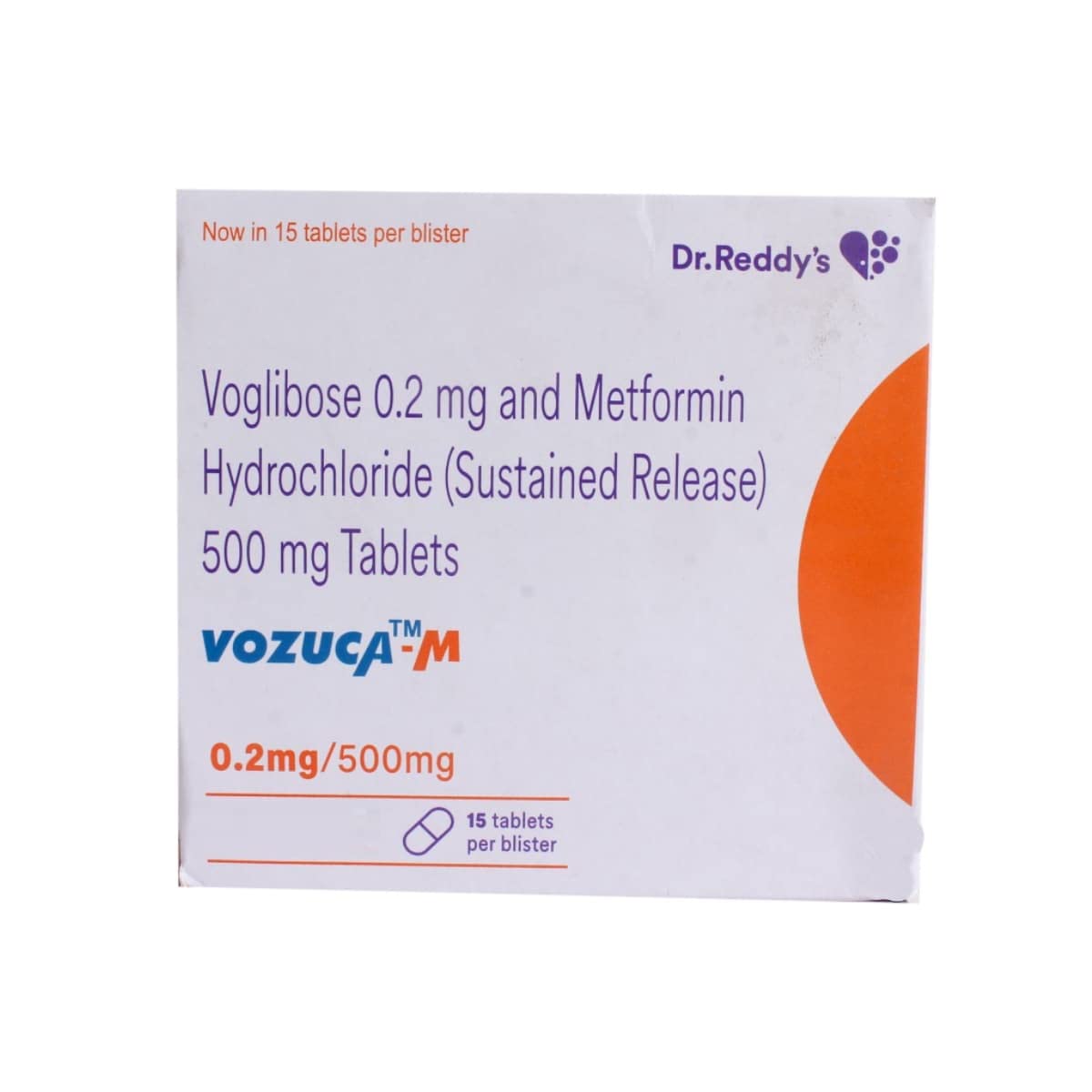 Vozuca M 0.2mg/500mg - Strip of 15 Tablets